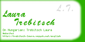 laura trebitsch business card